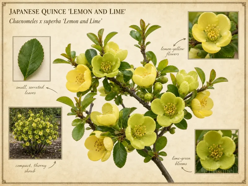 Japanese Quince 'Lemon and Lime'