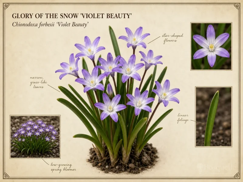 Glory of the Snow ‘Violet Beauty’ (Chionodoxa forbesii ‘Violet Beauty’)