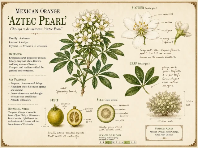 Mexican Orange 'Aztec Pearl'