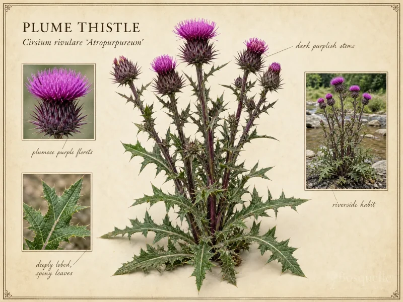 Plume Thistle (Cirsium rivulare ‘Atropurpureum’)