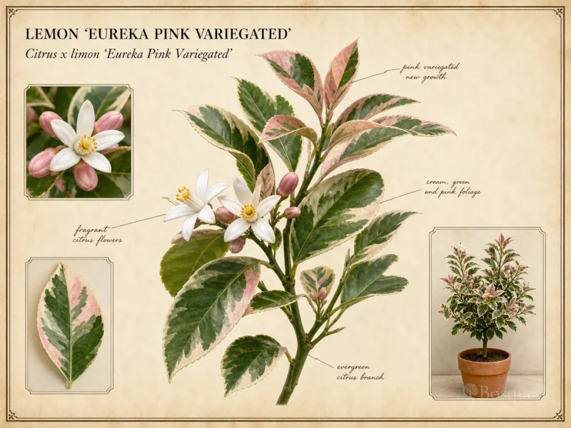 Lemon 'Eureka Pink Variegated'