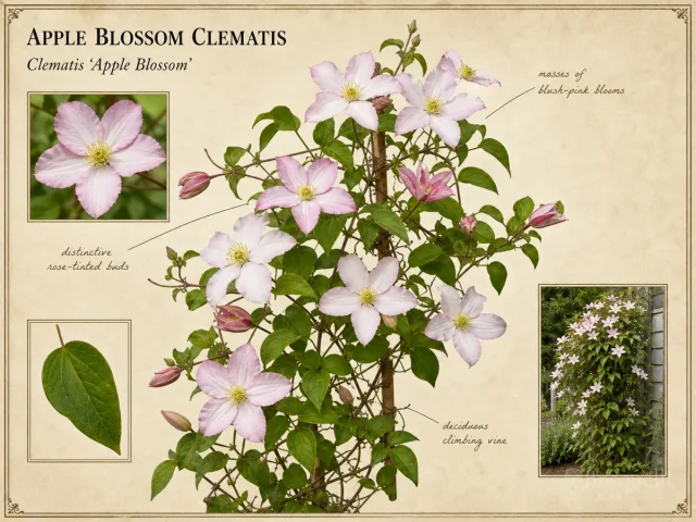 Apple Blossom Clematis
