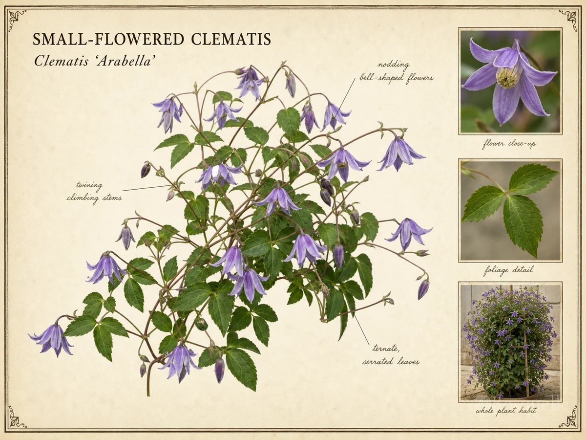 Small-Flowered Clematis (Clematis ‘Arabella’)