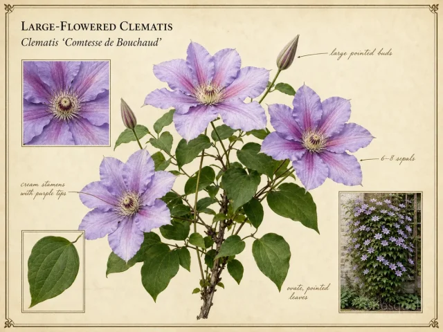 Large-Flowered Clematis