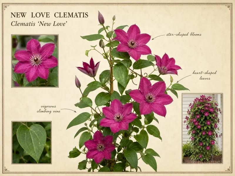 New Love Clematis (Clematis ‘New Love’)