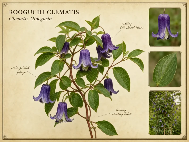 Rooguchi Clematis (Clematis ‘Rooguchi’)