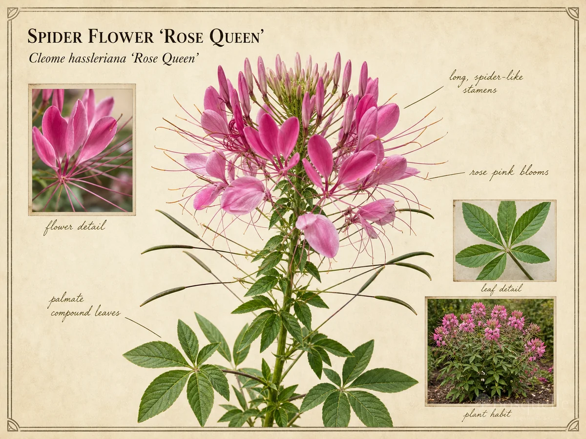 Spider Flower 'Rose Queen'