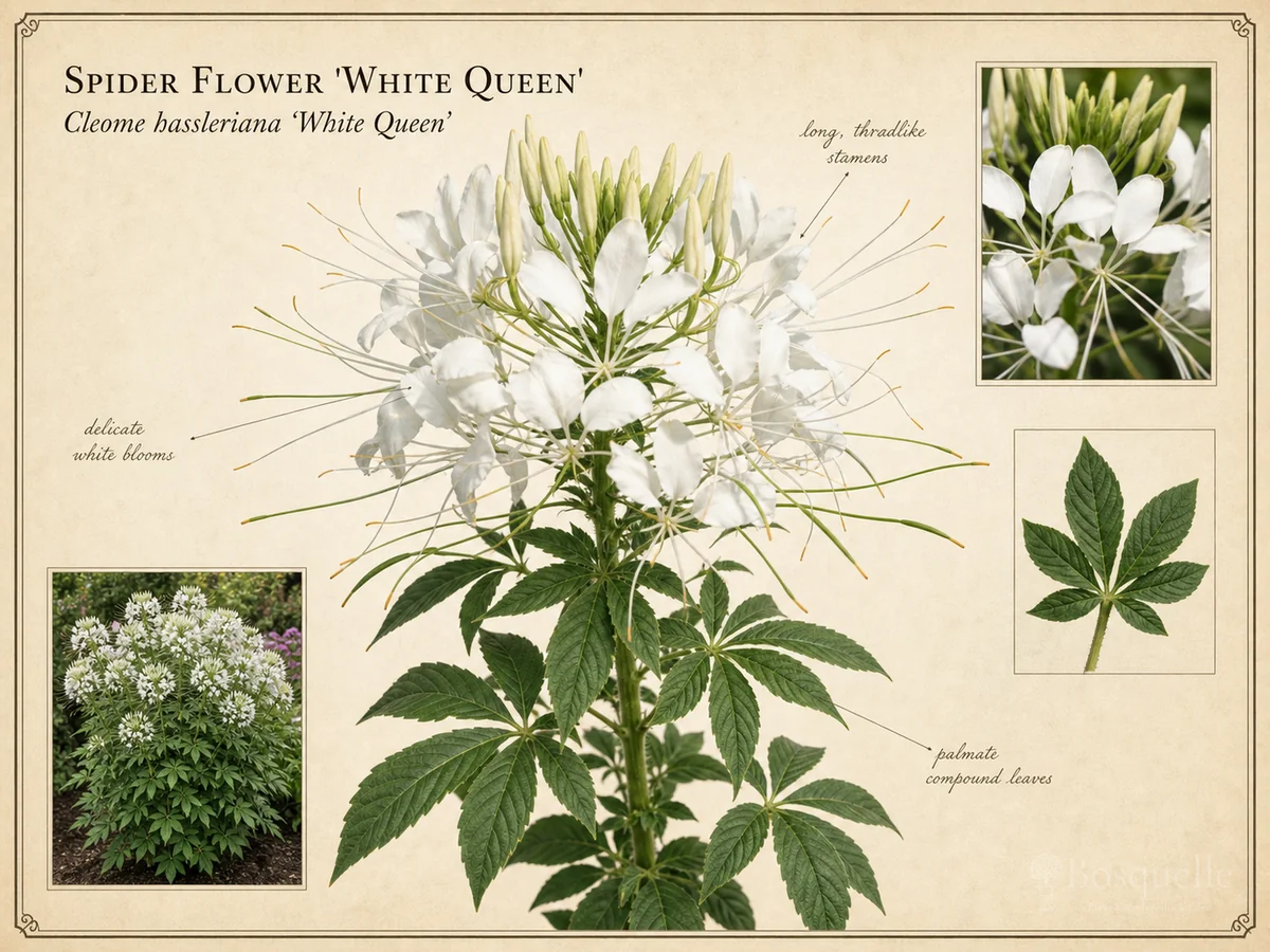 Spider Flower 'White Queen'