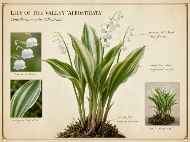 Lily of the Valley 'Albostriata'