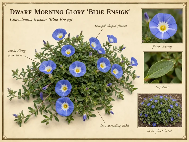 Dwarf Morning Glory 'Blue Ensign'