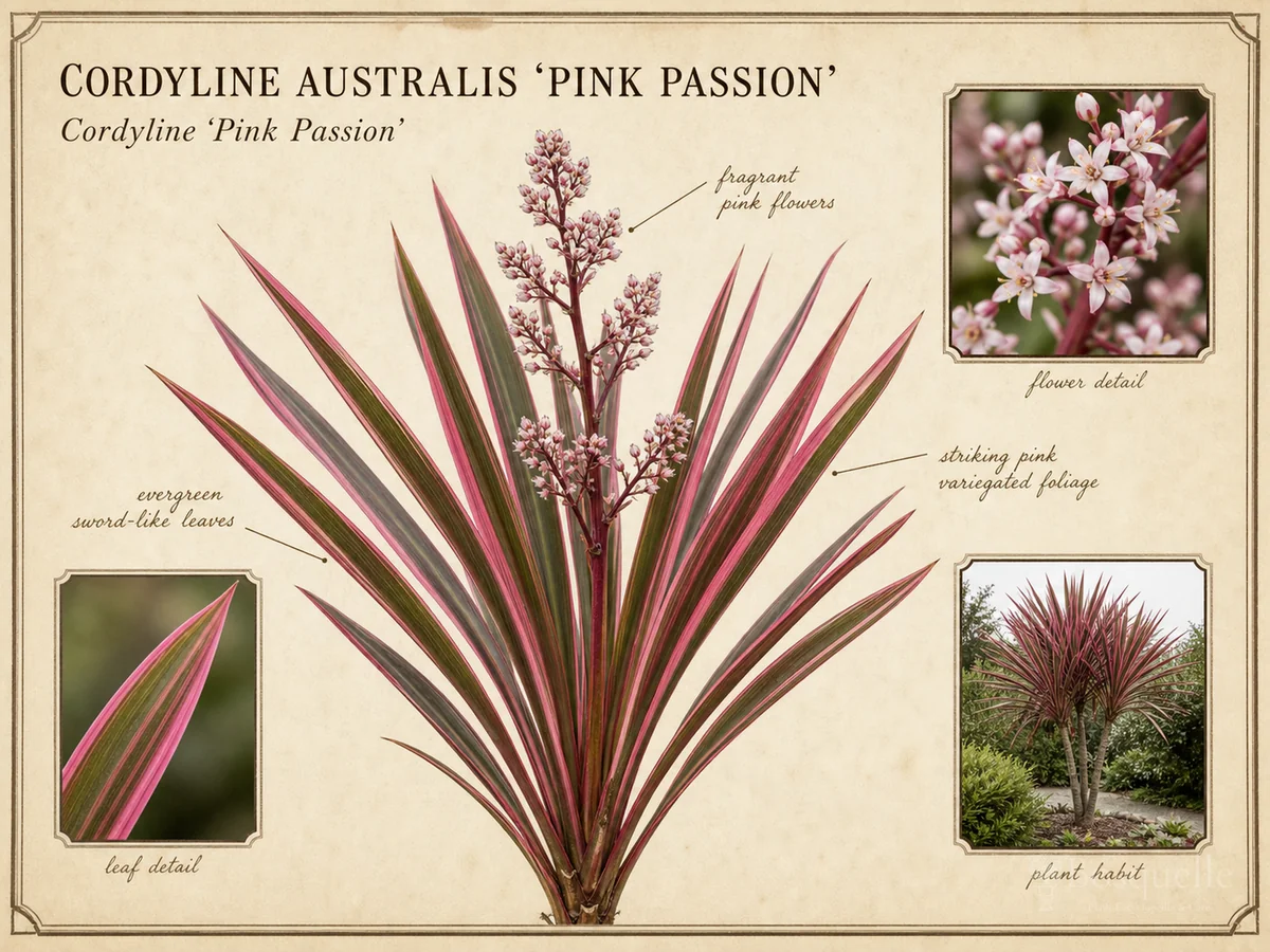 Cordyline australis ‘Pink Passion’ (Cordyline ‘Pink Passion’)