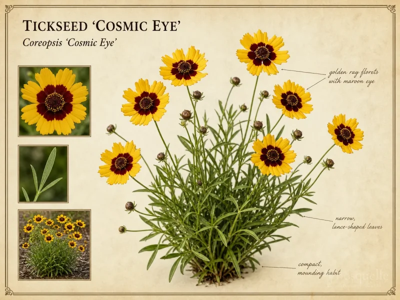 Tickseed ‘Cosmic Eye’ (Coreopsis ‘Cosmic Eye’)