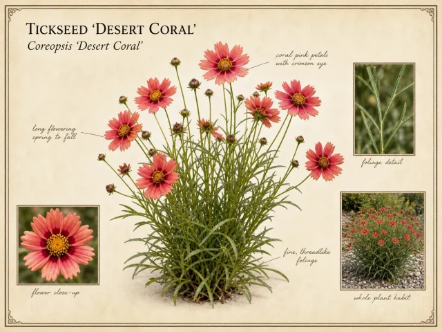 Tickseed ‘Desert Coral’ (Coreopsis ‘Desert Coral’)