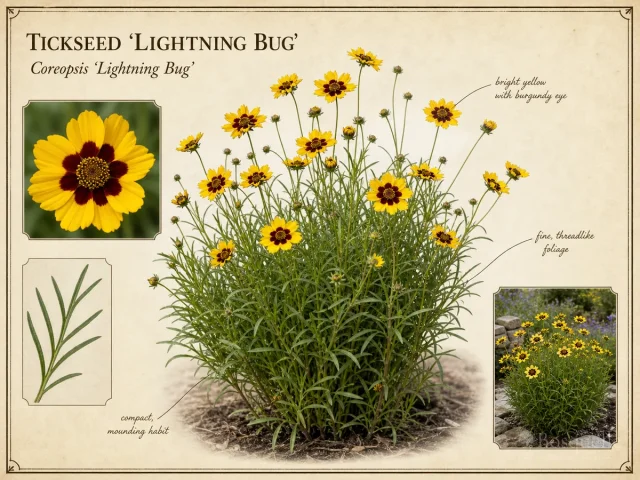 Tickseed ‘Lightning Bug’ (Coreopsis ‘Lightning Bug’)