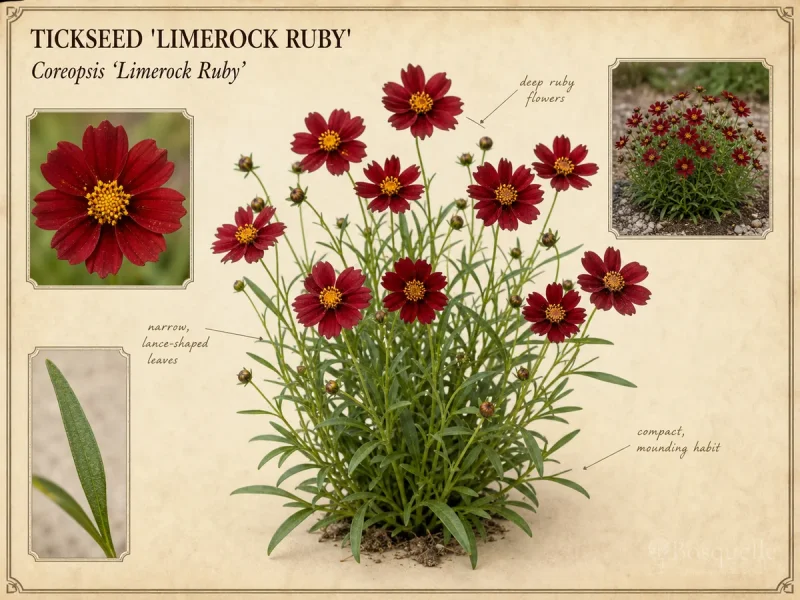 Tickseed ‘Limerock Ruby’ (Coreopsis ‘Limerock Ruby’)
