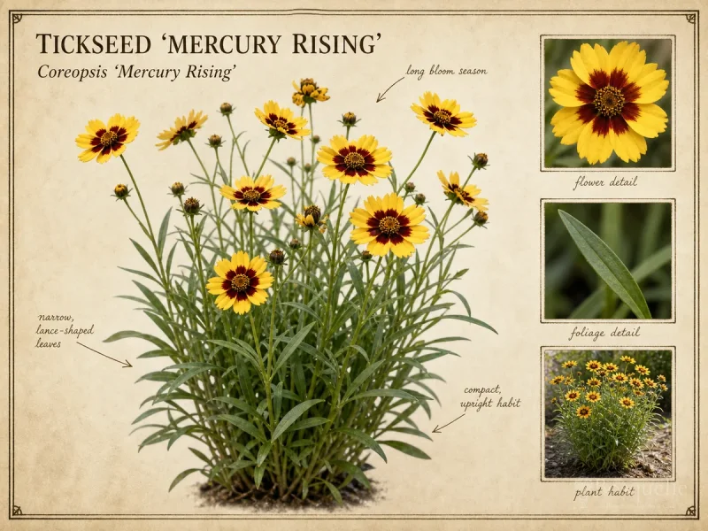 Tickseed ‘Mercury Rising’ (Coreopsis ‘Mercury Rising’)