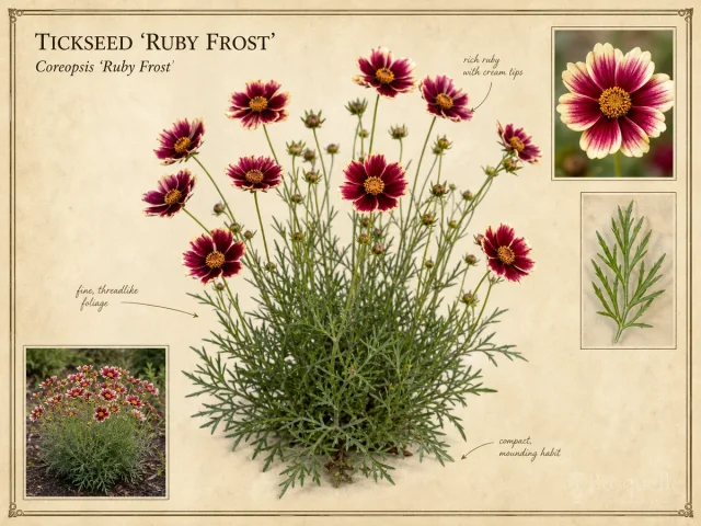 Tickseed ‘Ruby Frost’ (Coreopsis ‘Ruby Frost’)