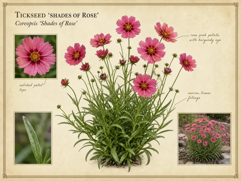 Tickseed ‘Shades of Rose’ (Coreopsis ‘Shades of Rose’)