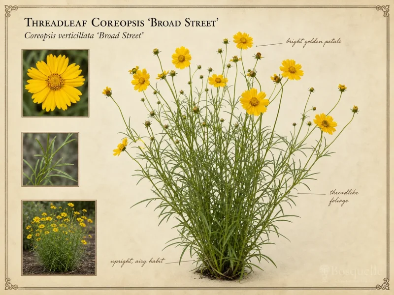 Threadleaf Coreopsis ‘Broad Street’ (Coreopsis verticillata ‘Broad Street’)