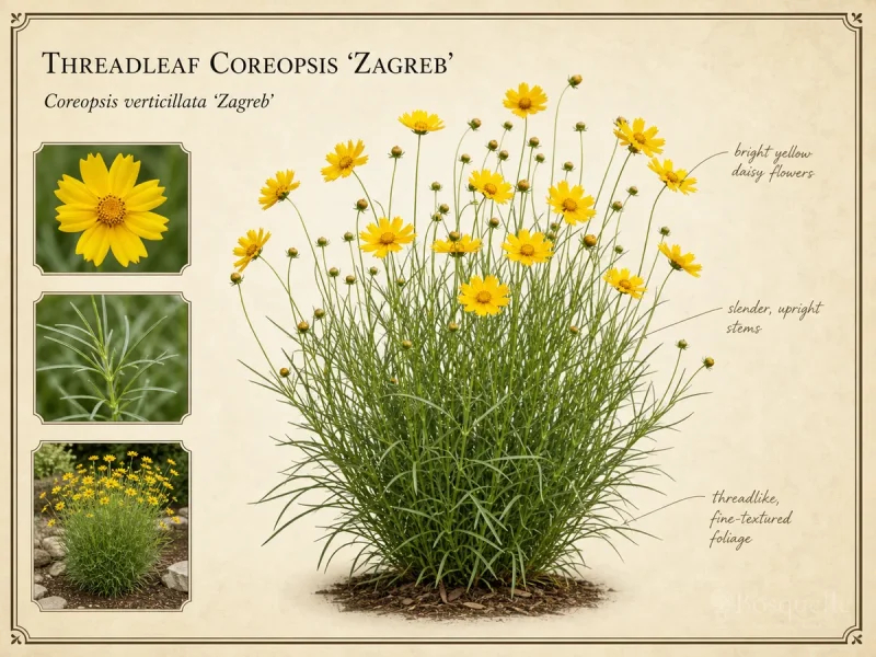 Threadleaf Coreopsis ‘Zagreb’ (Coreopsis verticillata ‘Zagreb’)