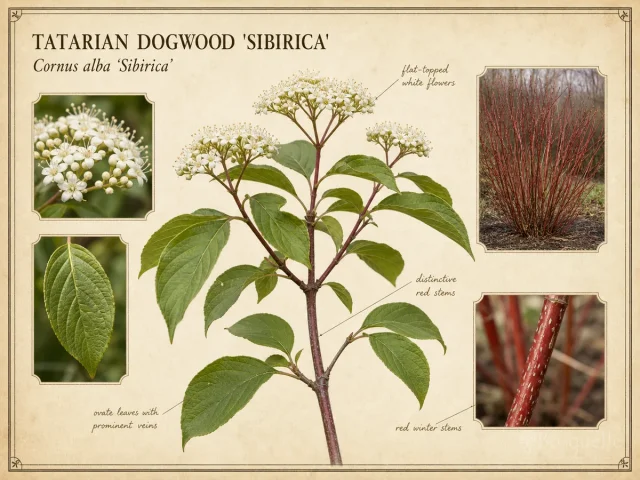 Tatarian Dogwood 'Sibirica'