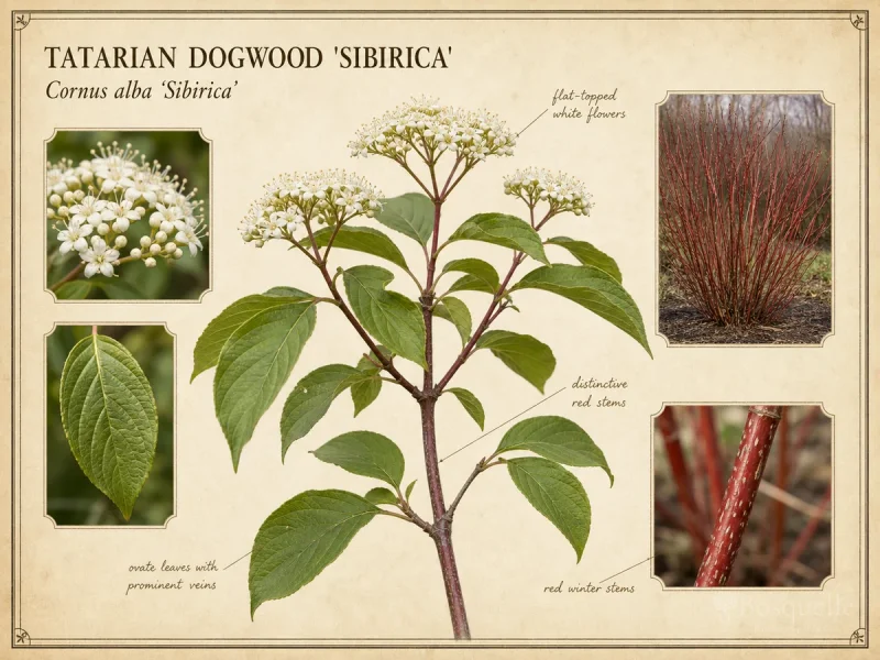 Tatarian Dogwood 'Sibirica' — Stem shrubs vs flowering trees