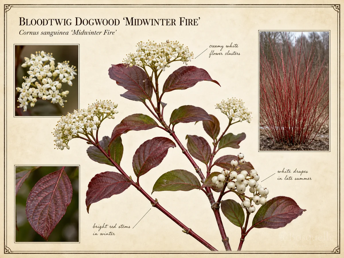Bloodtwig Dogwood 'Midwinter Fire'