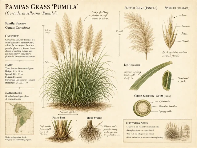 Pampas Grass 'Pumila'