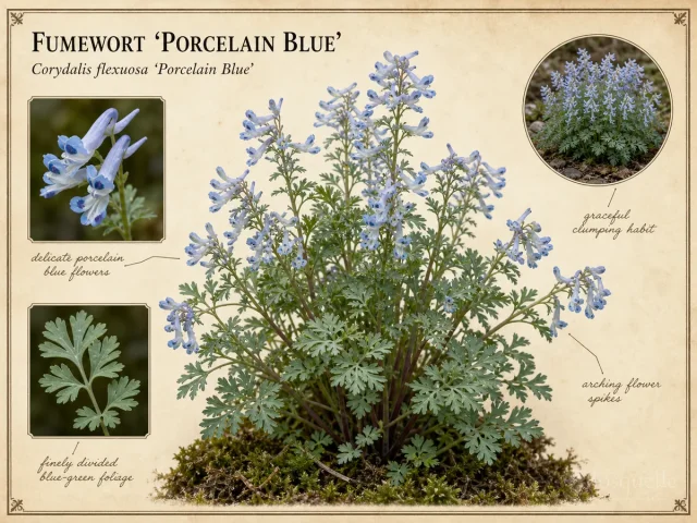 Fumewort 'Porcelain Blue'