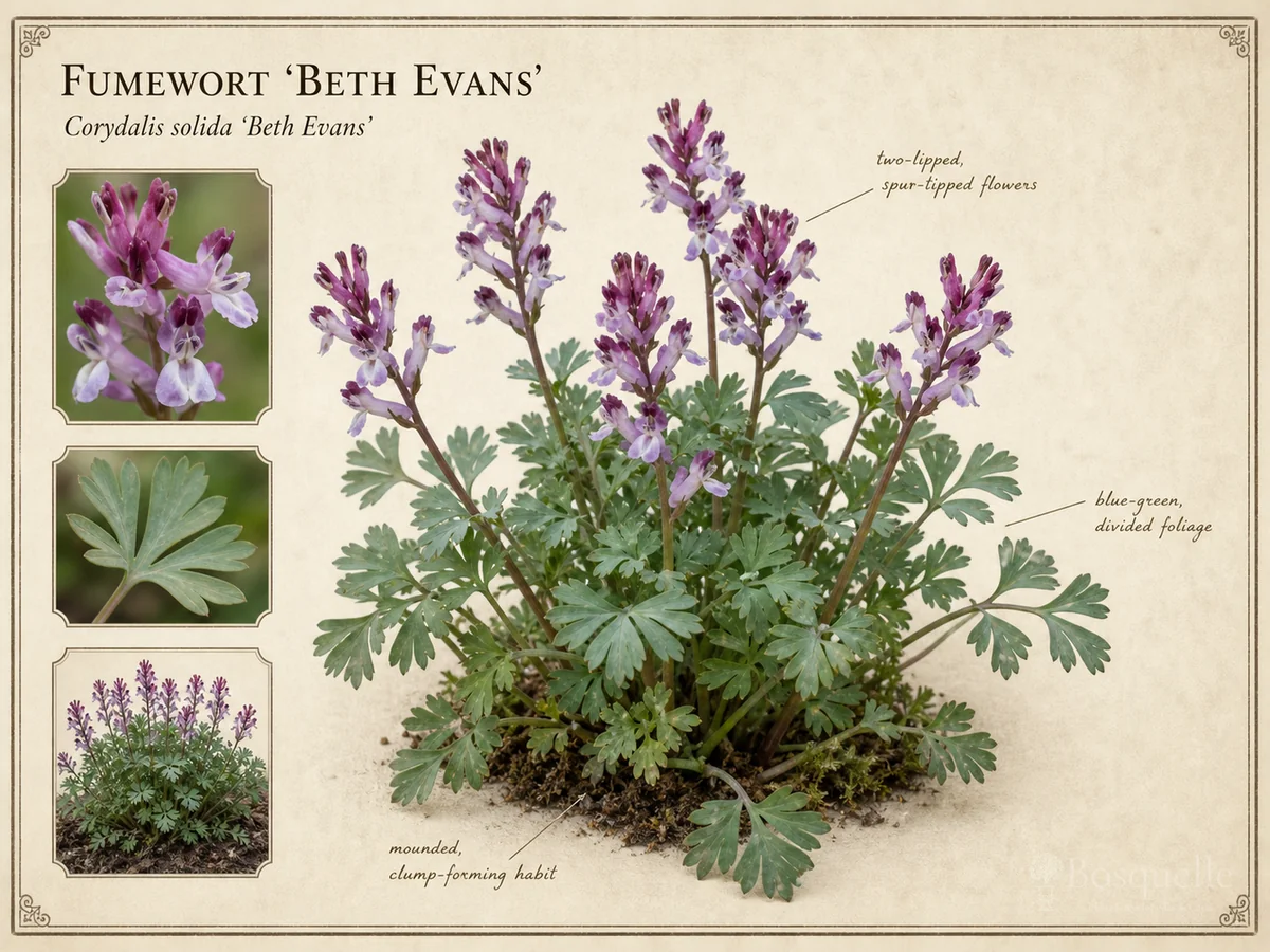 Fumewort 'Beth Evans' — Plant a nursery pot at the old soil lin…