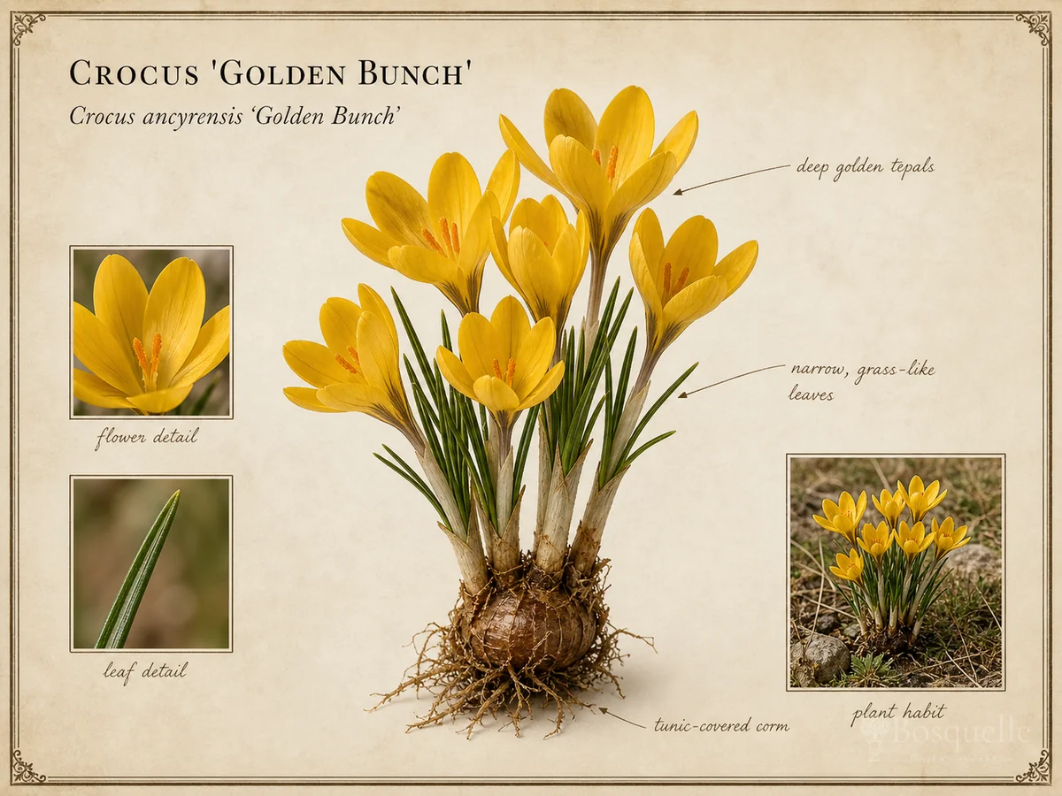 Crocus 'Golden Bunch'