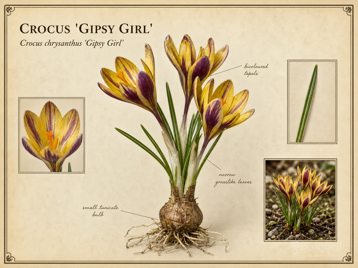 Crocus 'Gipsy Girl'