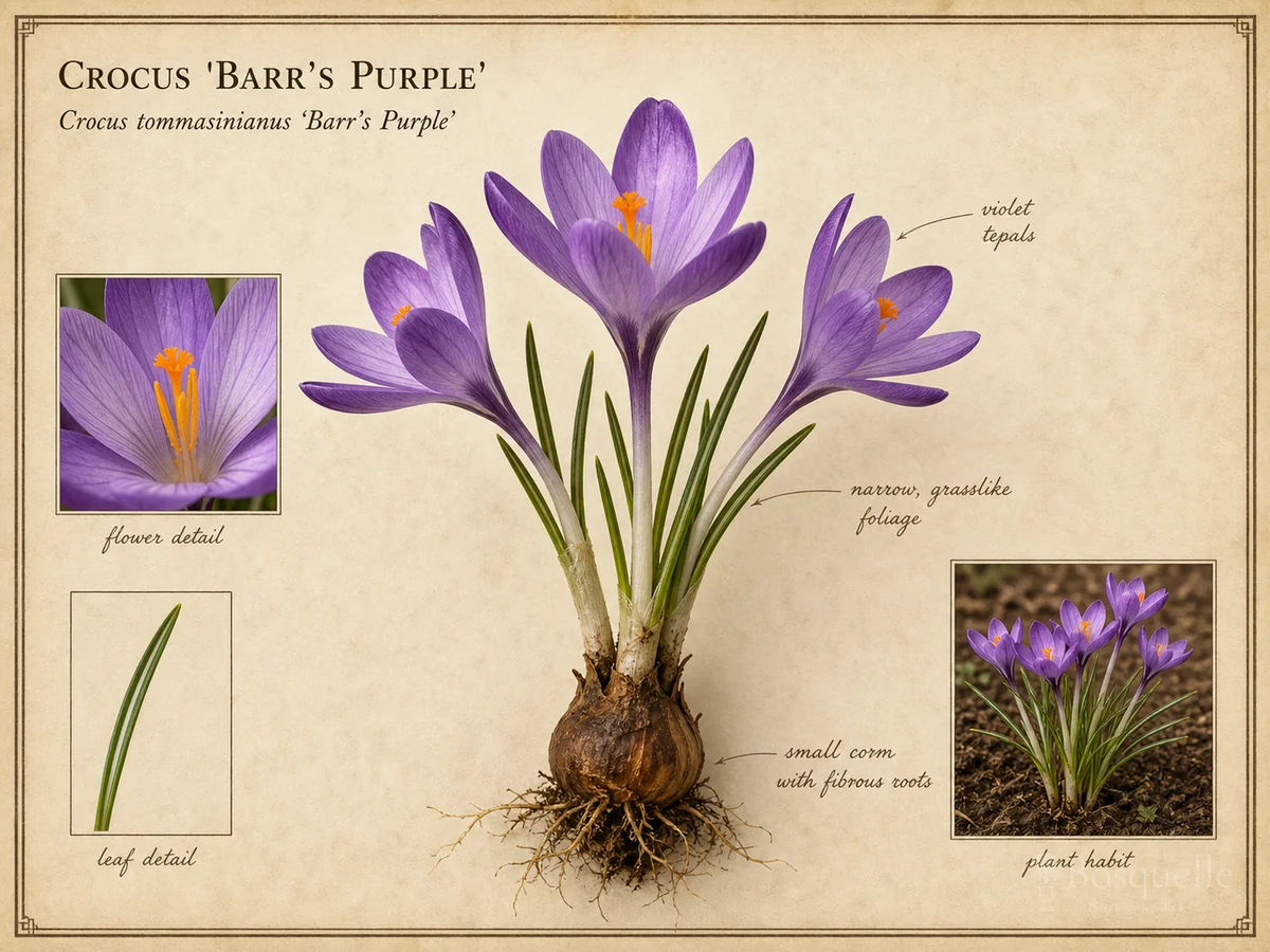 Crocus 'Barr's Purple'