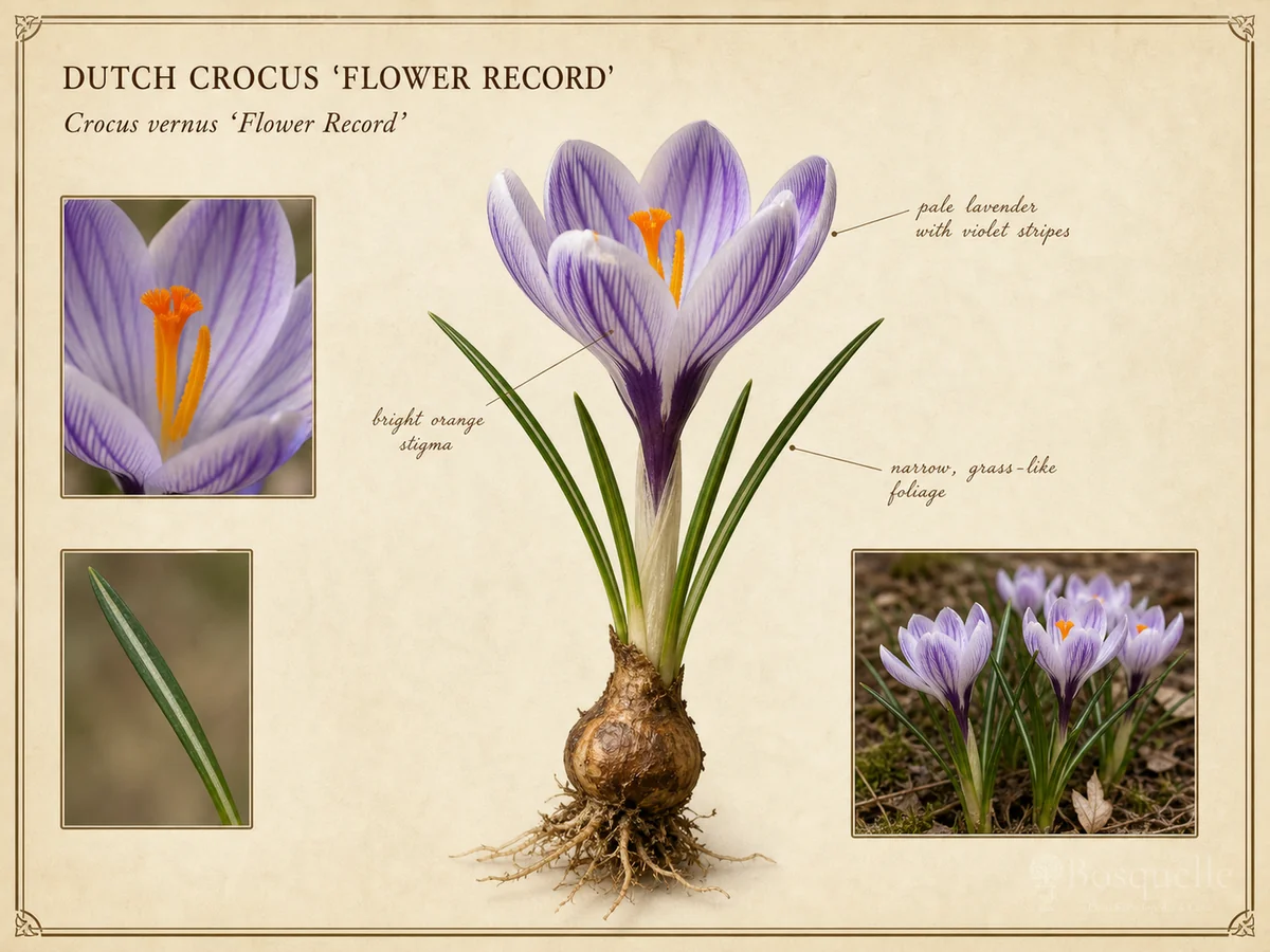 Dutch Crocus 'Flower Record'