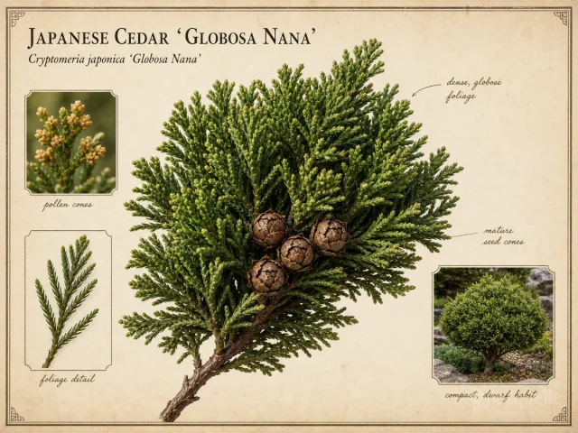 Japanese Cedar ‘Globosa Nana’ (Cryptomeria japonica ‘Globosa Nana’)