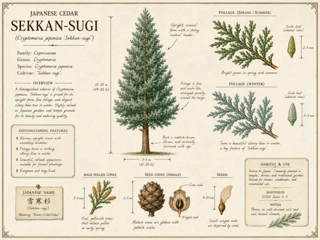 Japanese Cedar 'Sekkan-sugi'