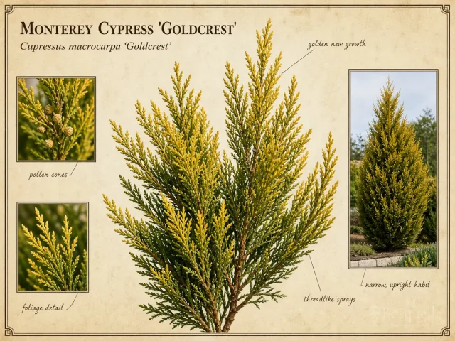 Monterey Cypress 'Goldcrest'