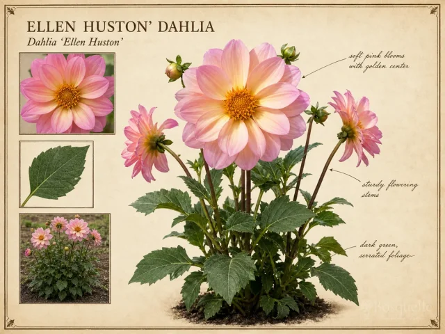 Ellen Huston' Dahlia