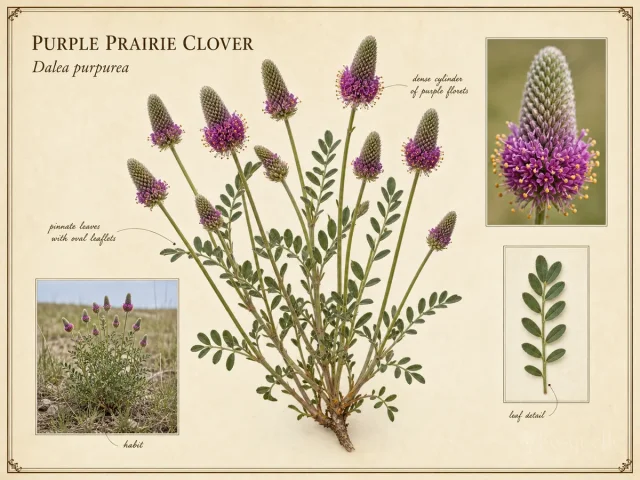 Purple Prairie Clover (Dalea purpurea)