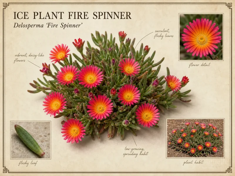 Ice Plant Fire Spinner — Divide a crowded mat · How to take a st…