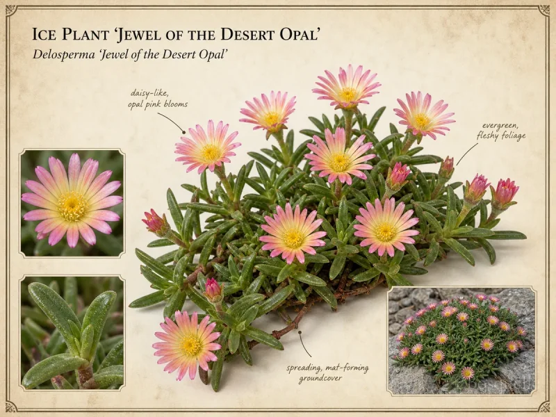 Ice Plant ‘Jewel of the Desert Opal’ (Delosperma ‘Jewel of the Desert Opal’)