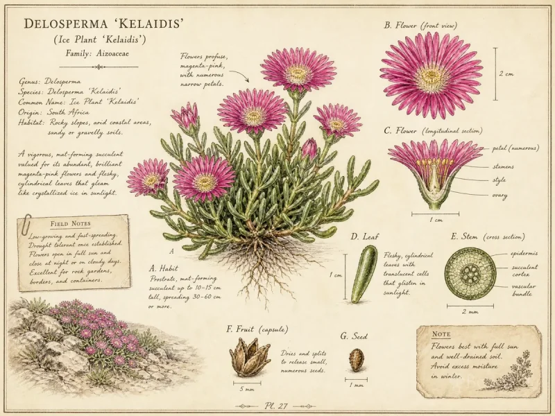 Ice Plant ‘Kelaidis’ (Delosperma ‘Kelaidis’)
