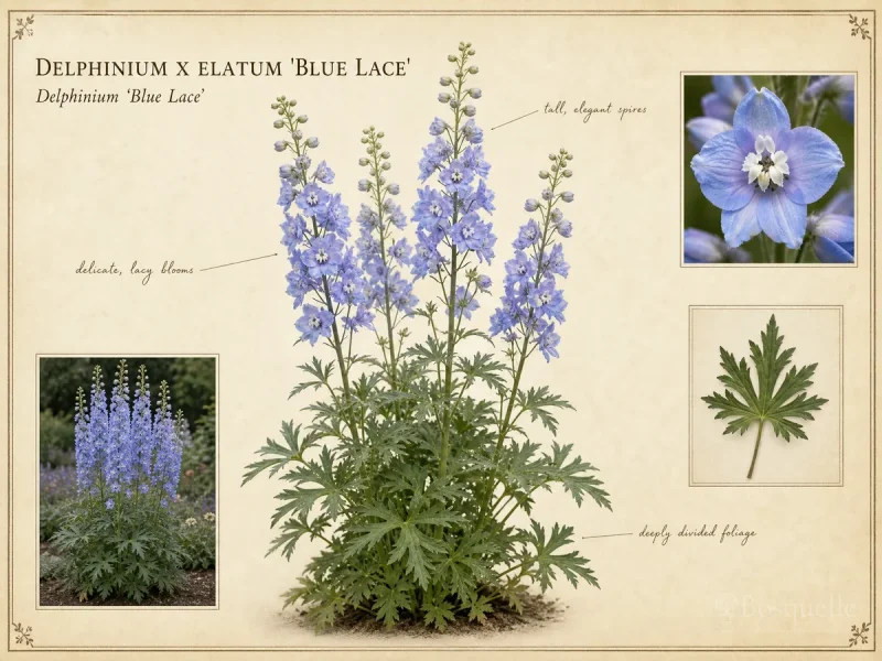 Delphinium x elatum ‘Blue Lace’ (Delphinium ‘Blue Lace’)