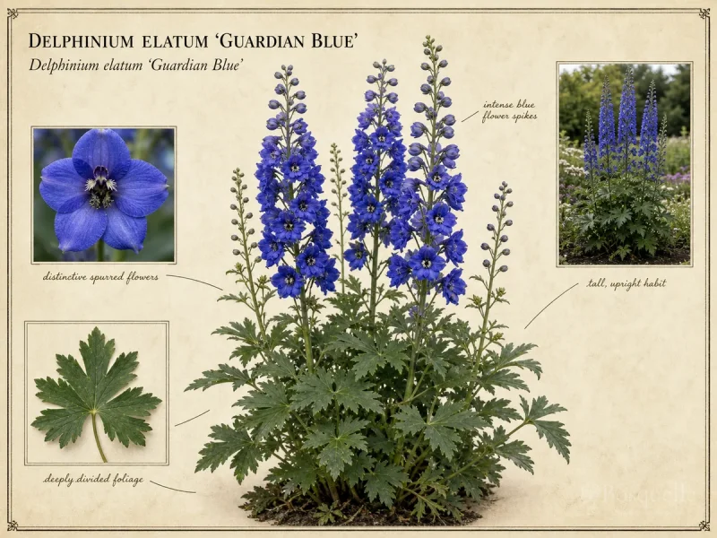 Delphinium elatum ‘Guardian Blue’ (Delphinium ‘Guardian Blue’)