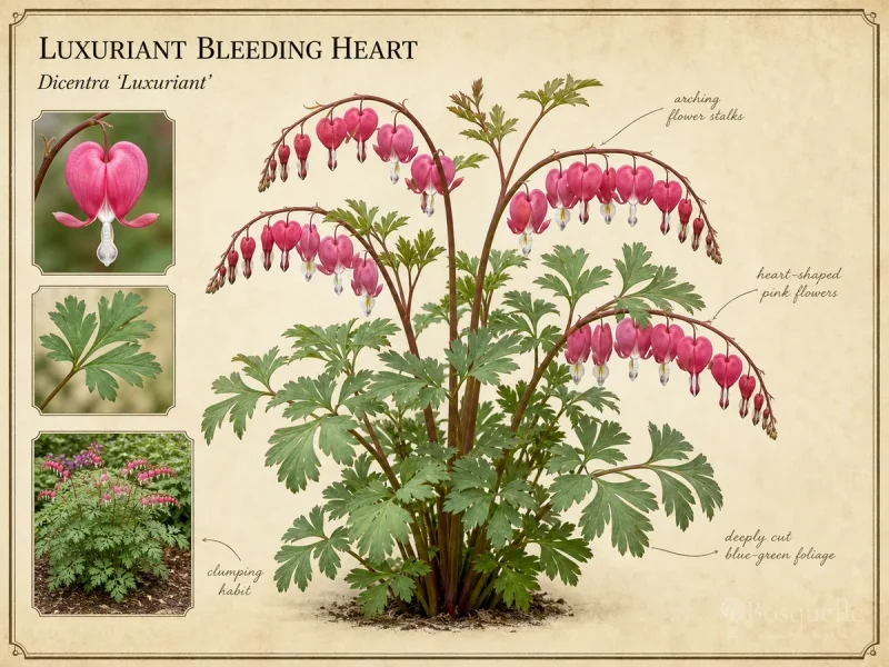 Luxuriant Bleeding Heart (Dicentra ‘Luxuriant’)