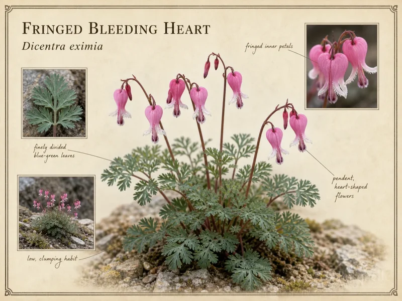 Fringed Bleeding Heart (Dicentra eximia)