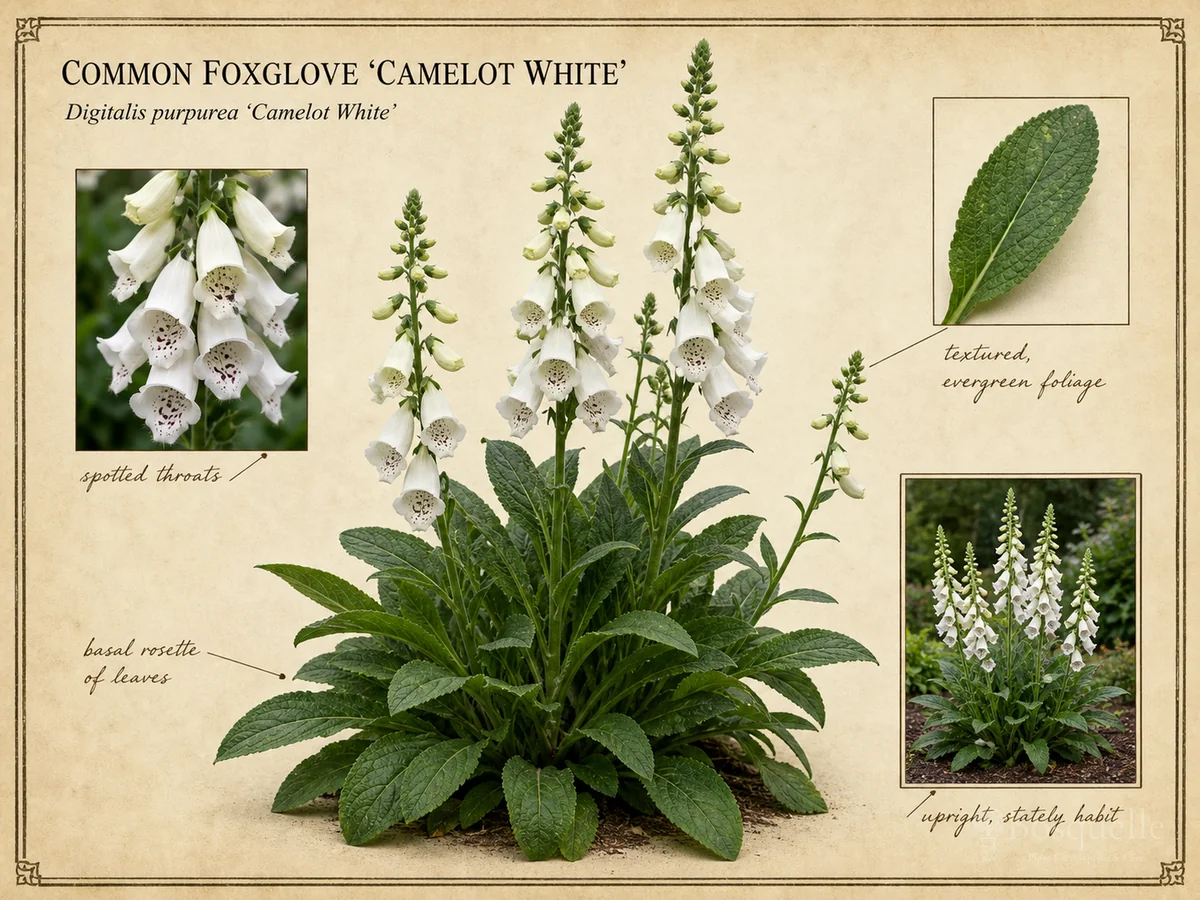 Common Foxglove ‘Camelot White’ (Digitalis purpurea ‘Camelot White’)