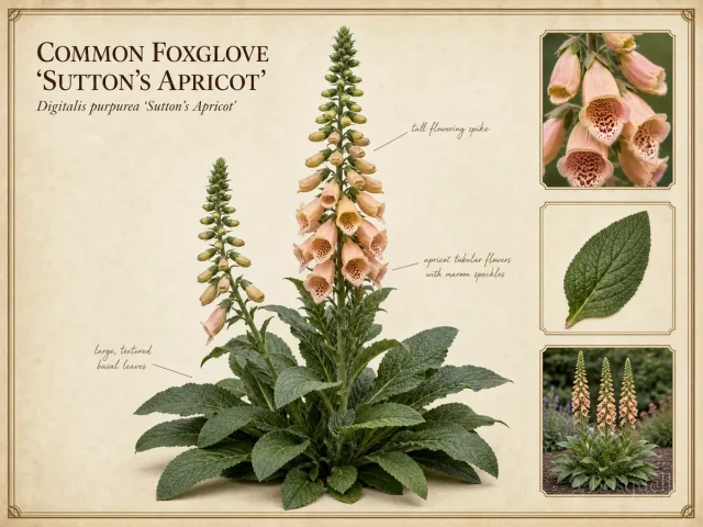 Common Foxglove 'Sutton's Apricot'