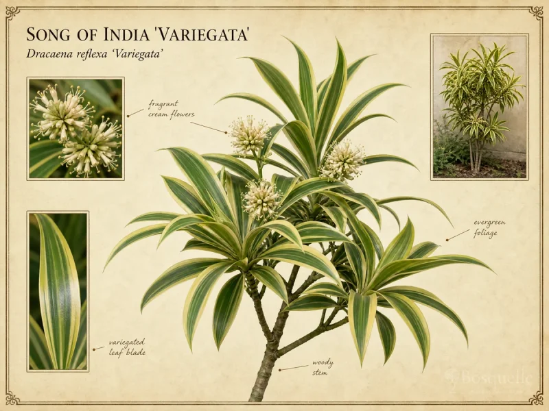 Song of India ‘Variegata’ (Dracaena reflexa ‘Variegata’)