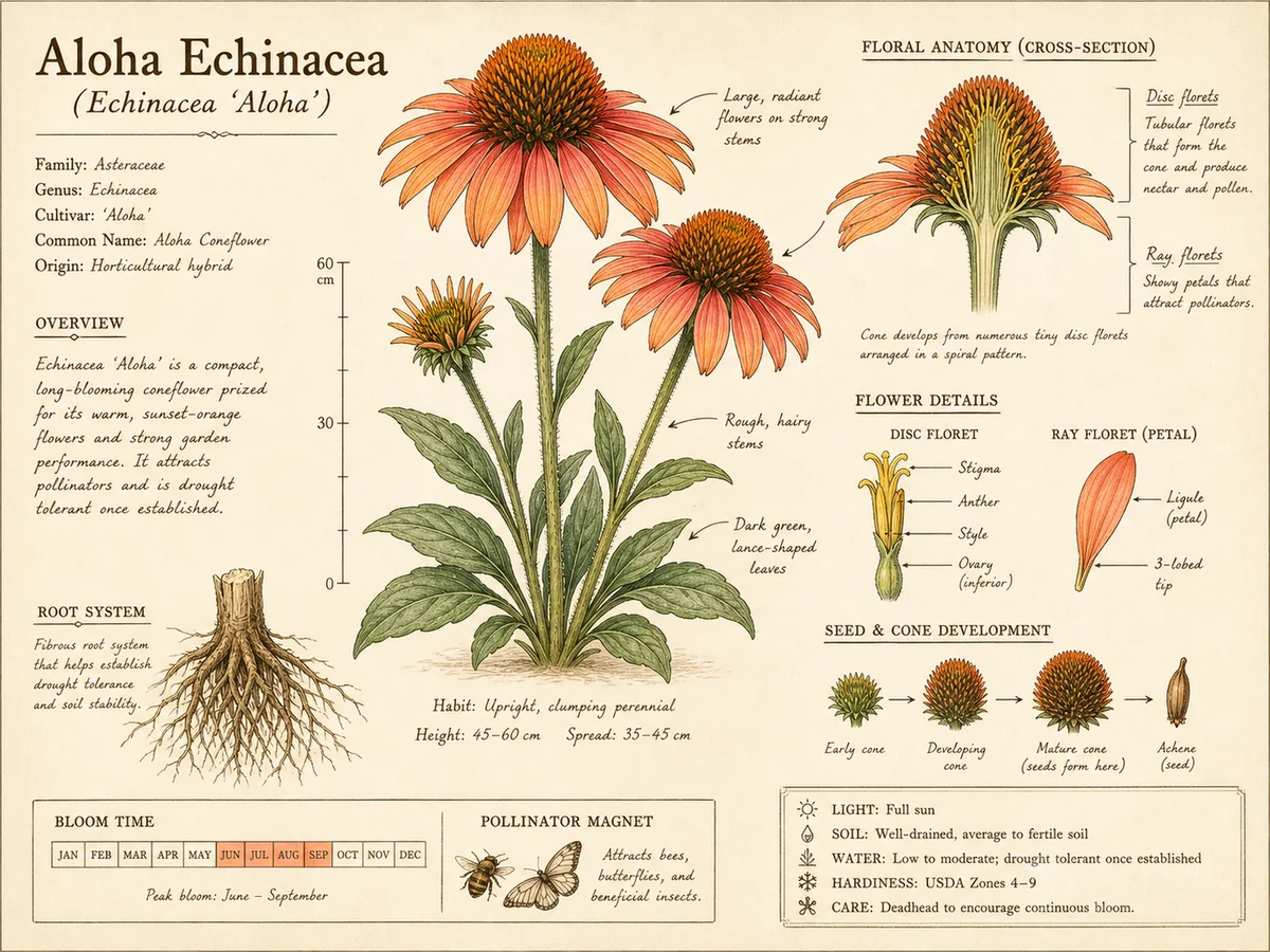 Aloha Echinacea (Echinacea ‘Aloha’)